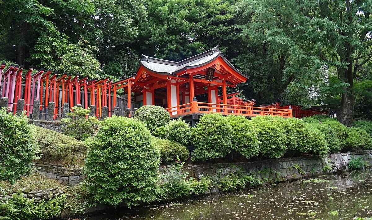 Nezu Shrine, the torii tunnel